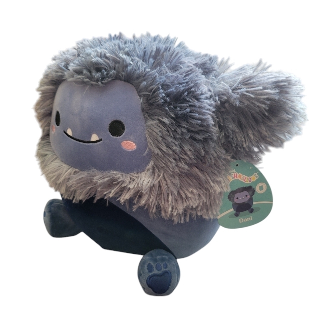 NWT Squishmallows 11" Dani the Navy Blue Bigfoot Special Edition Plush Toy